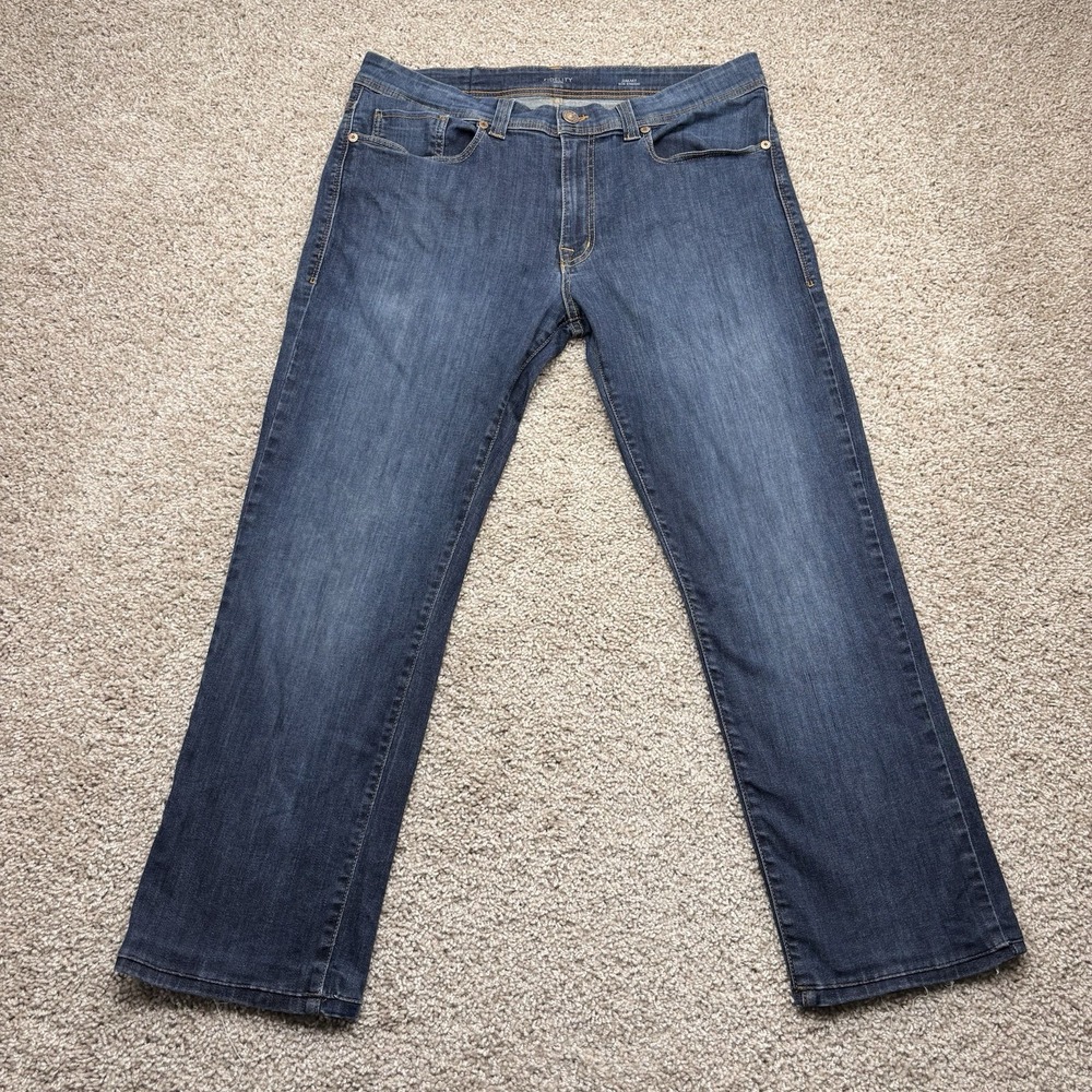 Fidelity Denim Mens Jeans 36X26 Jimmy Slim Straight Brixton Blue